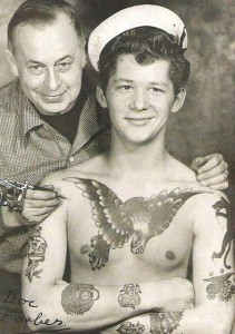 Tattoo History - Young Sailor Getting a Tattoo