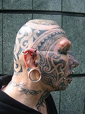 Tattoo History - Tattooed Head